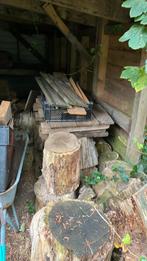 Ca 2,5 a 3 m3 meerdere jaren gedroogd eikenhout brandhout, Tuin en Terras, Haardhout, 3 tot 6 m³, Ophalen, Eikenhout, Blokken