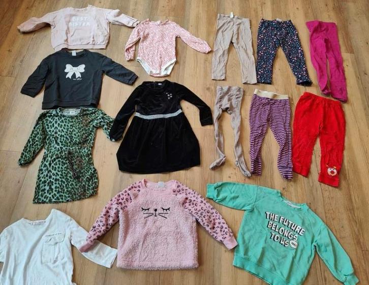 14 delig Meisjes kledingpakket maat 98 104 Zara h&m truien, Kinderen en Baby's, Kinderkleding | Maat 98, Meisje, Ophalen of Verzenden
