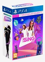 Let's Sing 2025 PS4 International Edition + 2 microfoons, Spelcomputers en Games, Ophalen, Muziek, 2 spelers, Zo goed als nieuw