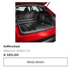Audi E-TRON kofferschaal, Auto diversen, Ophalen, Zo goed als nieuw