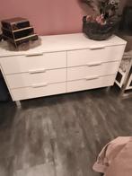 Lade Kast Wit Hoogglans, Ophalen, Kunststof, Gebruikt, Modern