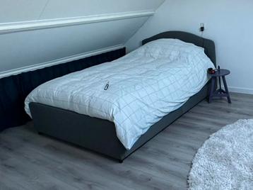 ZGAN Ikea Hauga bed met opberglades