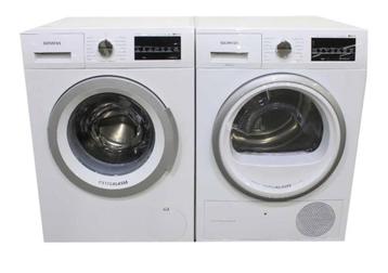 Refurbished Siemens wasmachine & droger – gecontroleerd, get beschikbaar voor biedingen