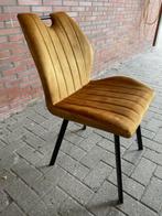 Eetkamerstoel industriële cognac tijdelijk  nu €.75,=, Huis en Inrichting, Stoelen, Bruin, Nieuw, Ophalen of Verzenden, Stof