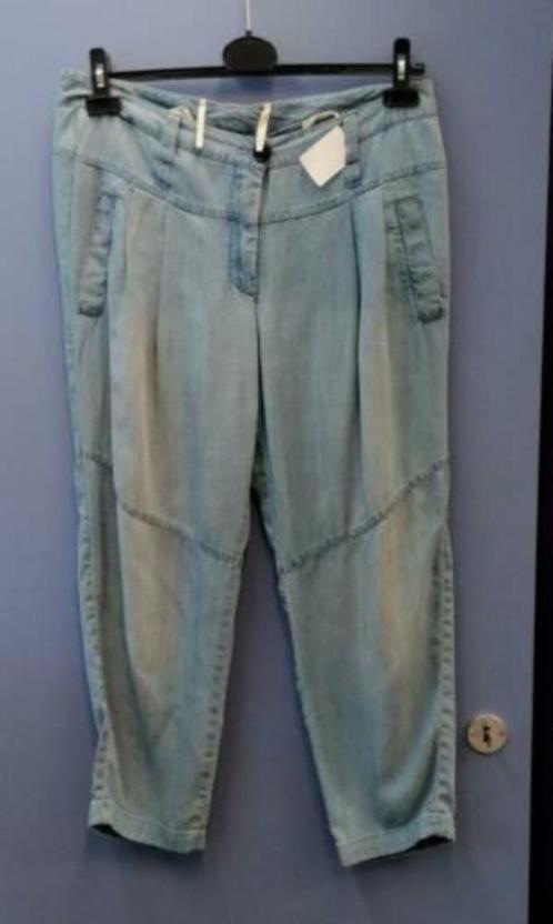 Madeleine soepele denim 7/8e broek / jeans mt 42 L nr 35824, Kleding | Dames, Broeken en Pantalons, Zo goed als nieuw, Maat 42/44 (L)