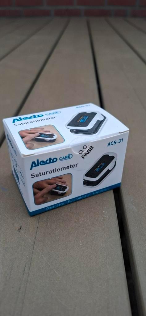 Alecto ACS31 saturatiemeter – nieuw in doos, Sport en Fitness, Hartslagmeters, Zo goed als nieuw, Overige merken, Ophalen of Verzenden