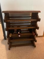 Eiken wijnrek. Sanders meubelen, Ophalen, Zo goed als nieuw, Hout, Minder dan 50 cm