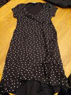 Zwart jurkje met polkadots - John Cabot - Maat M, Maat 38/40 (M), Zwart, Ophalen of Verzenden, Zo goed als nieuw