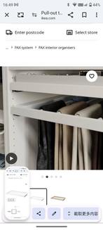 IKEA komplement  PAX interior organisers trouser hanger, whi, Huis en Inrichting, Woonaccessoires | Kapstokken, Ophalen of Verzenden