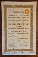 Obligatie gemeente Apeldoorn 1920, Ophalen, 1920 tot 1950, Obligatie of Lening