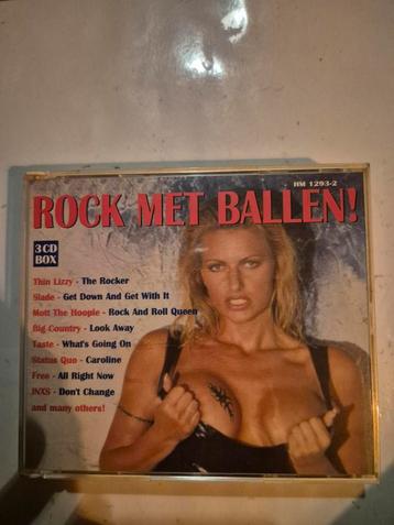 Rock met ballen - Verzamel3cd  beschikbaar voor biedingen