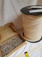 Optilon rits 300 meter met runners licht beige creme, Ophalen of Verzenden, Nieuw, Rits of Sluiting