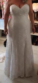 Trouwjurk, Kleding | Dames, Trouwkleding en Trouwaccessoires, Ophalen, Zo goed als nieuw, Beige, Trouwjurk