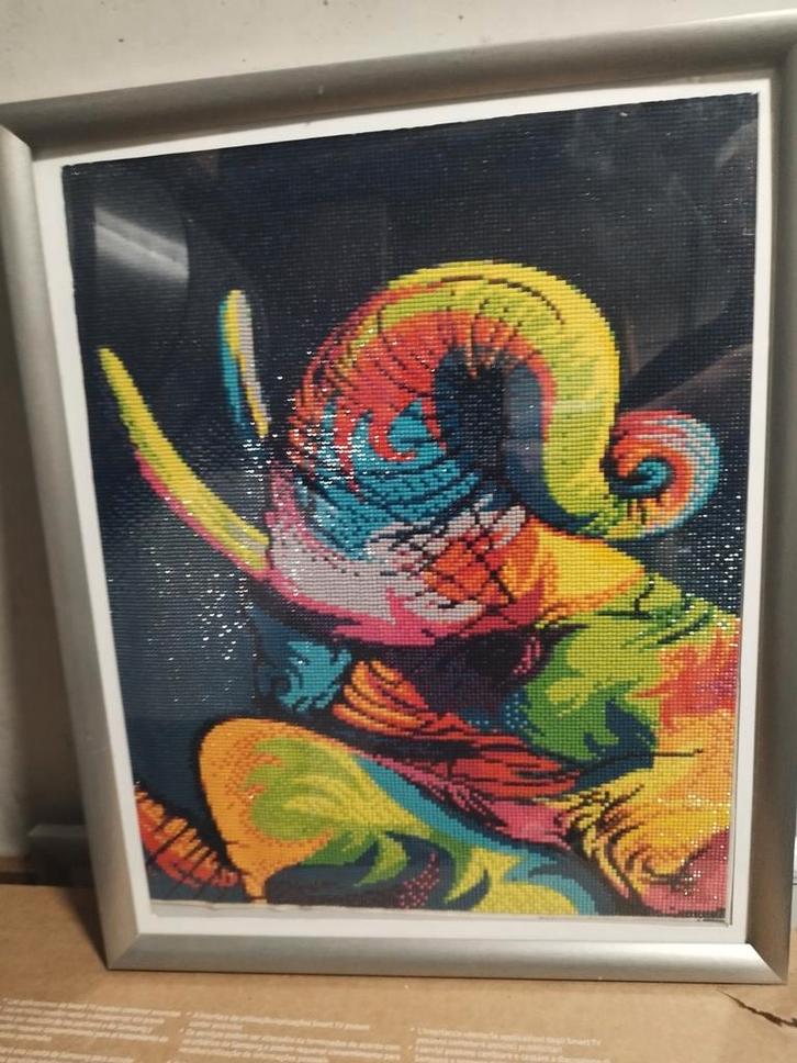 Diamant Schilderij Portret, Antiek en Kunst, Kunst | Overige Kunst, Ophalen