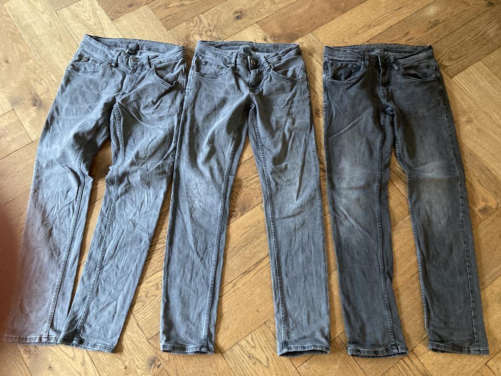3 xGarcia Russo 610 W27 L32 en L30, Garcia Jeans, Zwart, W32 (confectie 46) of kleiner, Ophalen of Verzenden