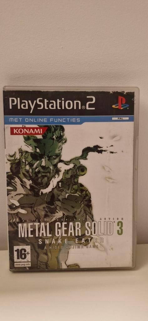 Metal Gear Solid 3 Snake Eater, Spelcomputers en Games, Games | Sony PlayStation 2, Gebruikt, Shooter, 1 speler, Vanaf 16 jaar