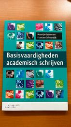 Francien Schoordijk - Basisvaardigheden academisch schrijven, Boeken, Francien Schoordijk; Maartje Goosen, Ophalen of Verzenden