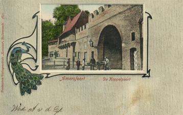 Amersfoort, De Koppelpoort - volk kar - gelopen beschikbaar voor biedingen