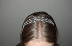 Diadeem voor bruid(smeisje) met strass steentjes, Ophalen of Verzenden, Nieuw, Overige kleuren, Accessoires