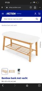 Bamboe bank met vacht, Ophalen, Minder dan 50 cm, Hip en trendy, 75 tot 100 cm