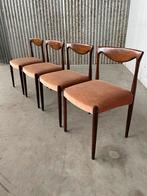 Vintage palissander stoelen 1960 Deens design rosewood, Ophalen of Verzenden, Zo goed als nieuw