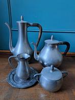 Tinnen Koffie- en Theeservies - Kannen, Ophalen of Verzenden