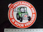 sticker Fritzmeier logo F omdat ik voor veiligheid ben, Verzenden, Zo goed als nieuw, Bedrijf of Vereniging