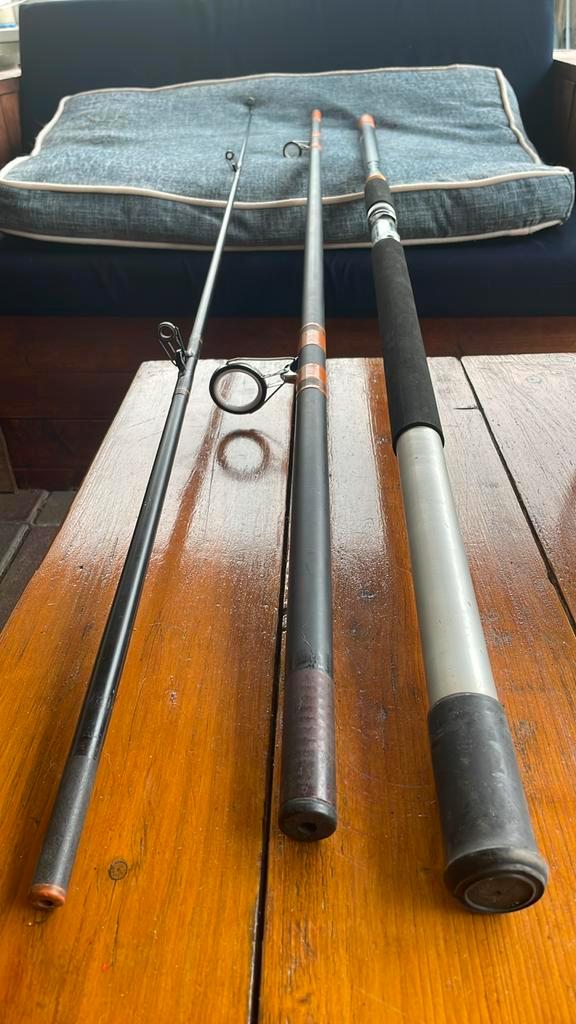 Strandhengel van Lavis, Watersport en Boten, Hengelsport | Zeevissen, Gebruikt, Werphengel, Ophalen of Verzenden