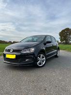 Volkswagen Polo 1.2 R-line 6V 44KW 2014 Zwart, Auto's, Voorwielaandrijving, Euro 5, 967 kg, Metallic lak