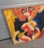 Kees Vollemans schilderij vrouw 1965, Antiek en Kunst, Ophalen