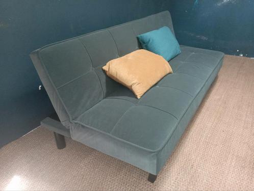 Hasle slaapbank 3-zits navy blauw, Huis en Inrichting, Banken | Sofa's en Chaises Longues, Zo goed als nieuw, Tweepersoons, 150 tot 200 cm