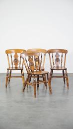 Set van 4 charmante antieke Engelse eetkamerstoelen, Antiek en Kunst, Ophalen