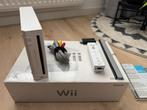 Nintendo Wii in doos, Spelcomputers en Games, Spelcomputers | Nintendo Wii, Verzenden, Gebruikt, Met 1 controller, Met games