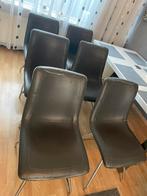 Eetkamer stoelen, Huis en Inrichting, Stoelen, Gebruikt, Ophalen of Verzenden, Metaal, Grijs