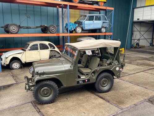 NEKAF Jeep M38A1 1959, 2e eigenaar sinds '93 (Willys), Auto's, Overige Auto's, Bedrijf, Benzine, Origineel Nederlands, Groen, Ophalen