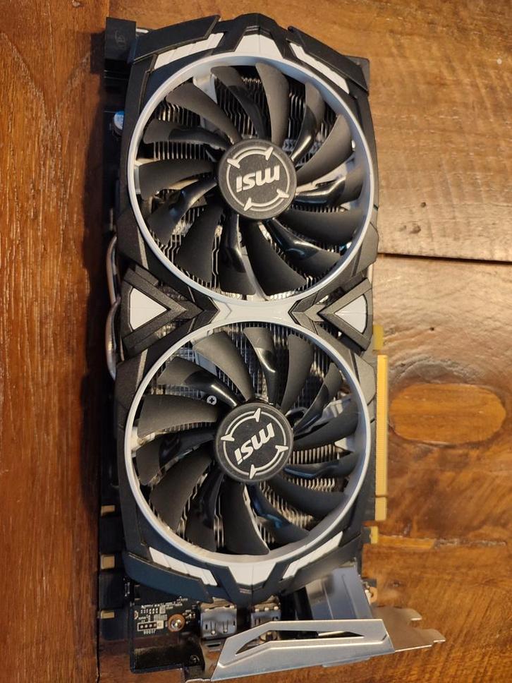 MSI GeForce GTX 1070 Armor 8GB OC - Zo goed als nieuw, Computers en Software, Videokaarten, Zo goed als nieuw, Nvidia, PCI-Express 3.0