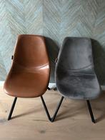Eetkamerstoelen Dutchbone Franky 6 stuks, Huis en Inrichting, Stoelen, Ophalen, Overige kleuren, Zo goed als nieuw, Stof