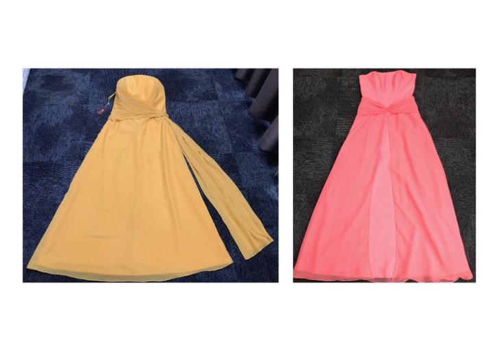 2 bruidsmeisjes jurken maat 42, Kleding | Dames, Trouwkleding en Trouwaccessoires, Zo goed als nieuw, Bruidsmeisjeskleding, Overige kleuren