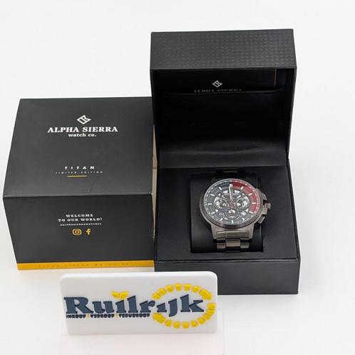 Alpha Sierra Titan limited edition horloge staal - Nette sta, Sieraden, Tassen en Uiterlijk, Horloges | Heren, Zo goed als nieuw