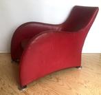 fauteuil met hocker ontwerp Gerard van den Berg, Huis en Inrichting, Ophalen, Gebruikt, 75 tot 100 cm, Modern