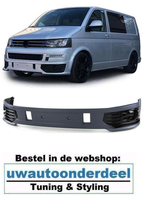 Vw Transporter T5 Sportline Look Voorbumper Aanzet Spoiler, Auto diversen, Tuning en Styling, Verzenden