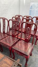 Chinese eetkamer stoelen 8 stuks., Antiek en Kunst, Antiek | Meubels | Stoelen en Banken, Ophalen