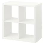 Ikea Kallax 2x2 met Lekman inzetstukken, Huis en Inrichting, Ophalen, Zo goed als nieuw, Minder dan 150 cm, Met lade(s)