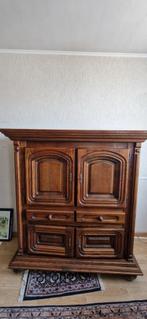 Tv kast antiek hout, Ophalen, Zo goed als nieuw, Minder dan 150 cm, 150 tot 200 cm