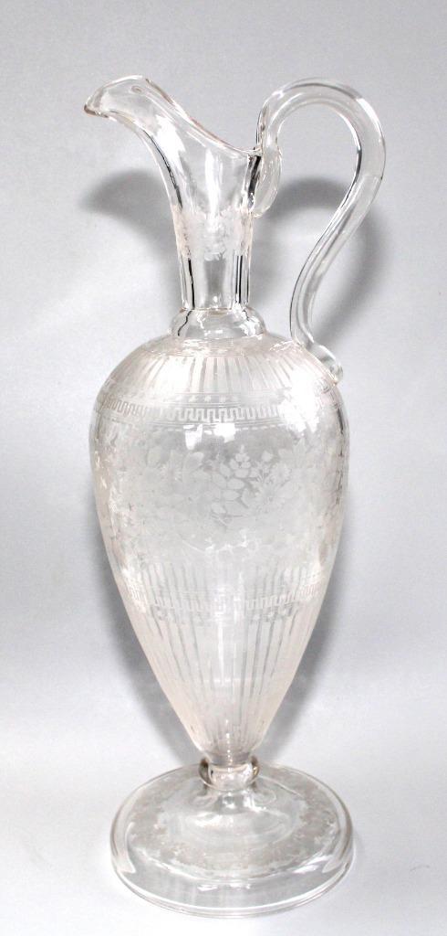 Antieke 19e-Eeuwse Engelse Decanteerkaraf Claret Jug, Antiek en Kunst, Antiek | Glas en Kristal, Verzenden