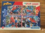 Spiderman 4 puzzels compleet, Ophalen of Verzenden, Meer dan 50 stukjes, Zo goed als nieuw