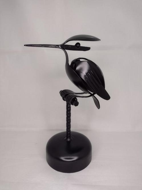 IJsvogel op tak (decoratief), Huis en Inrichting, Woonaccessoires | Overige, Ophalen of Verzenden