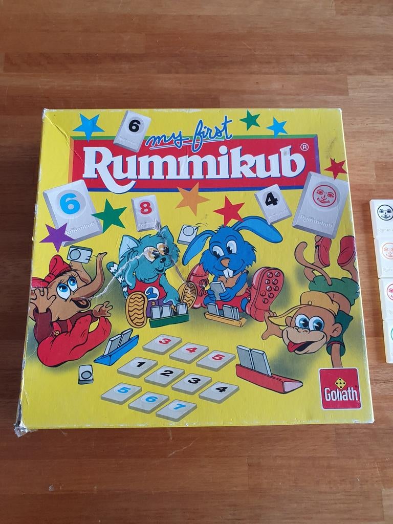 Mijn eerste Rummikub spel, my first Rummikub, Een of twee spelers, Ophalen of Verzenden, Zo goed als nieuw, Goliath