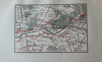 K 11 / Arnhem / Wageningen/ Bennekom/ Oosterbeek Litho 1887