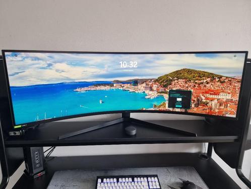 Samsung Odyssey G9, Computers en Software, Monitoren, Zo goed als nieuw, 201 Hz of meer, DisplayPort, HDMI, USB-C, Gaming, Hoofdtelefoonaansluiting
